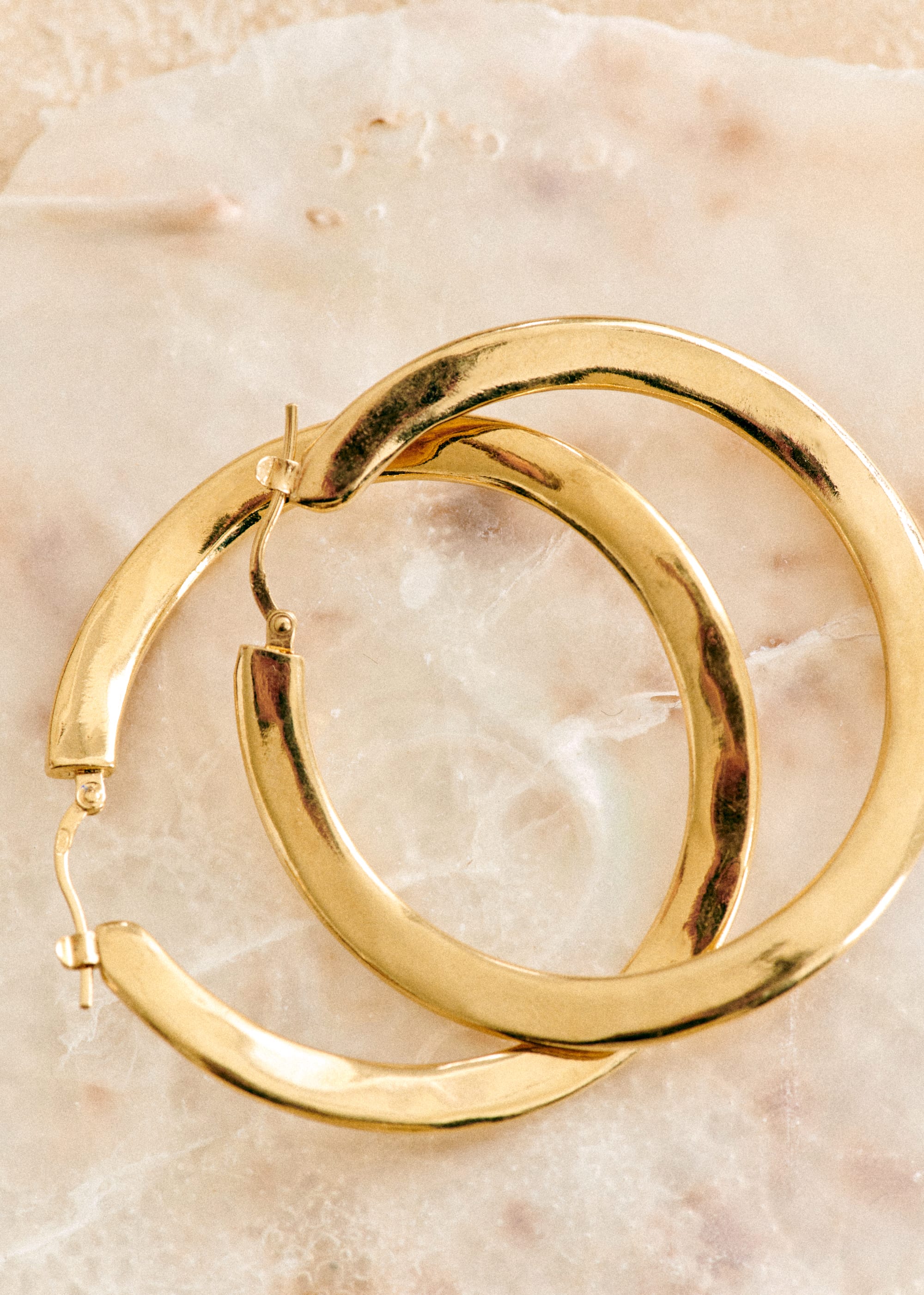 Anneaux Clarisse - Doré - E-SHOP/BIJOUX Boucles d'Oreilles 5905779
