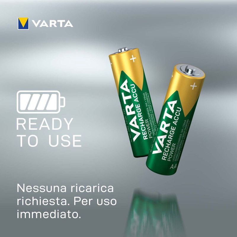 Varta - Recharge Accu Power - AA Batterijen - 2600 mAh - 2 Stuks