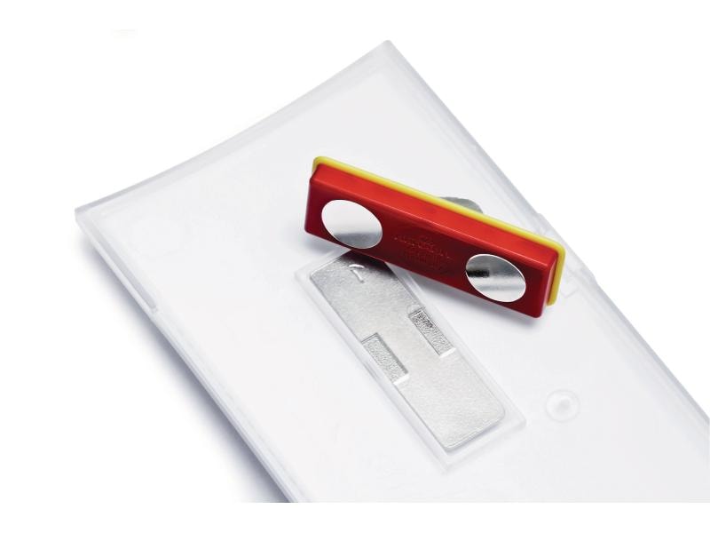 DURABLE Namensschild mit Magnet 25 x 75x40 mm Namensschilder, 25 Stück