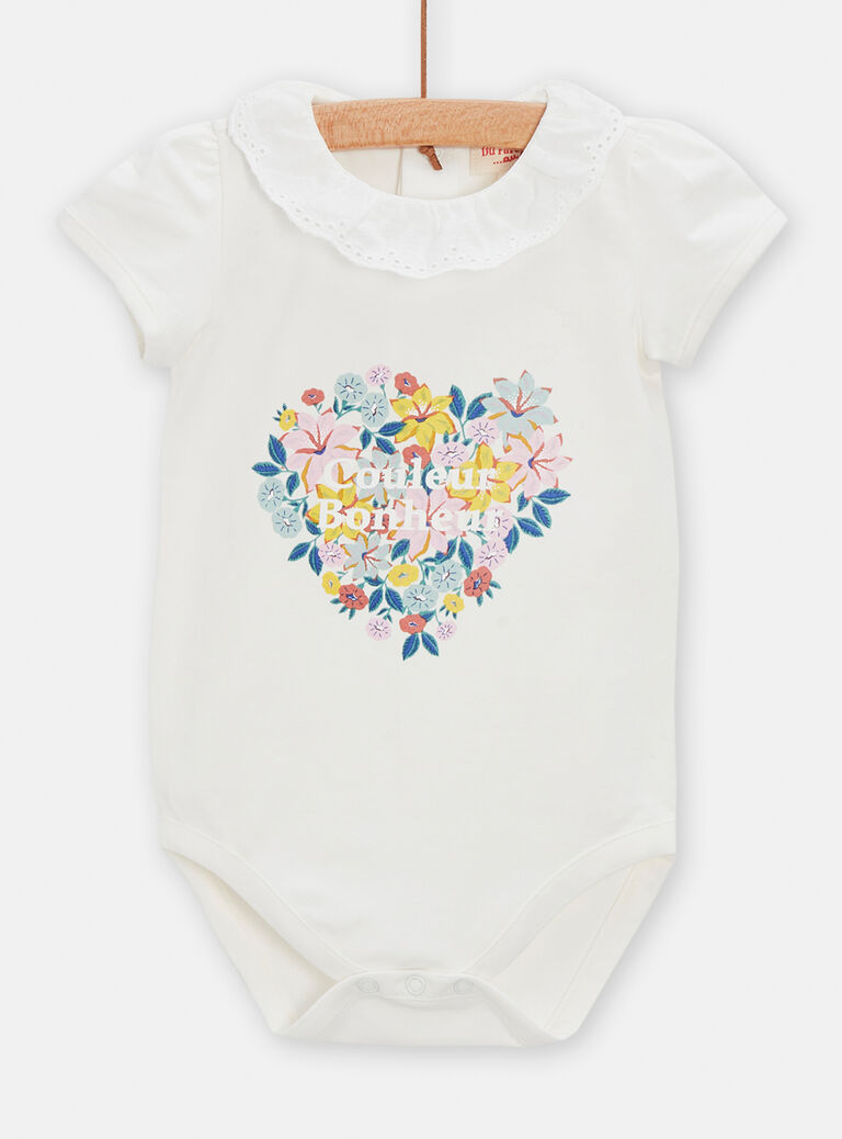 Body printanier pour bébé fille