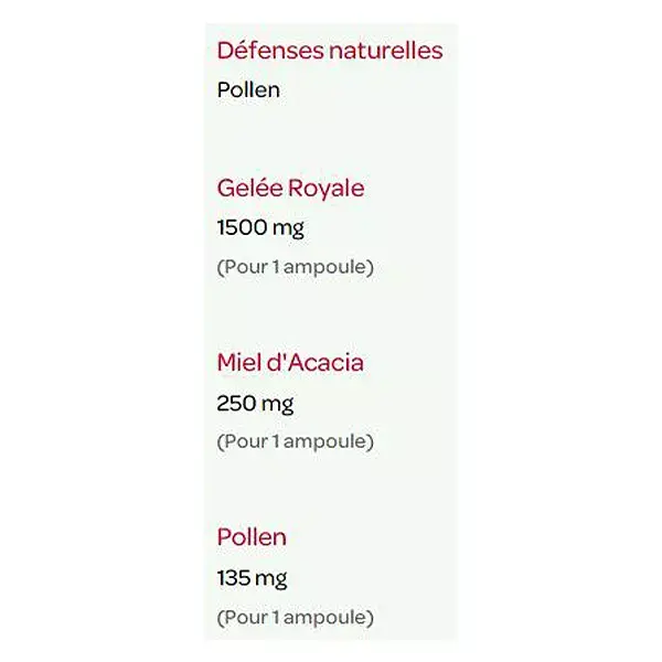 Superdiet Geleia Real Orgânica, Mel e Pólen - 20 ampolas + 10 grátis