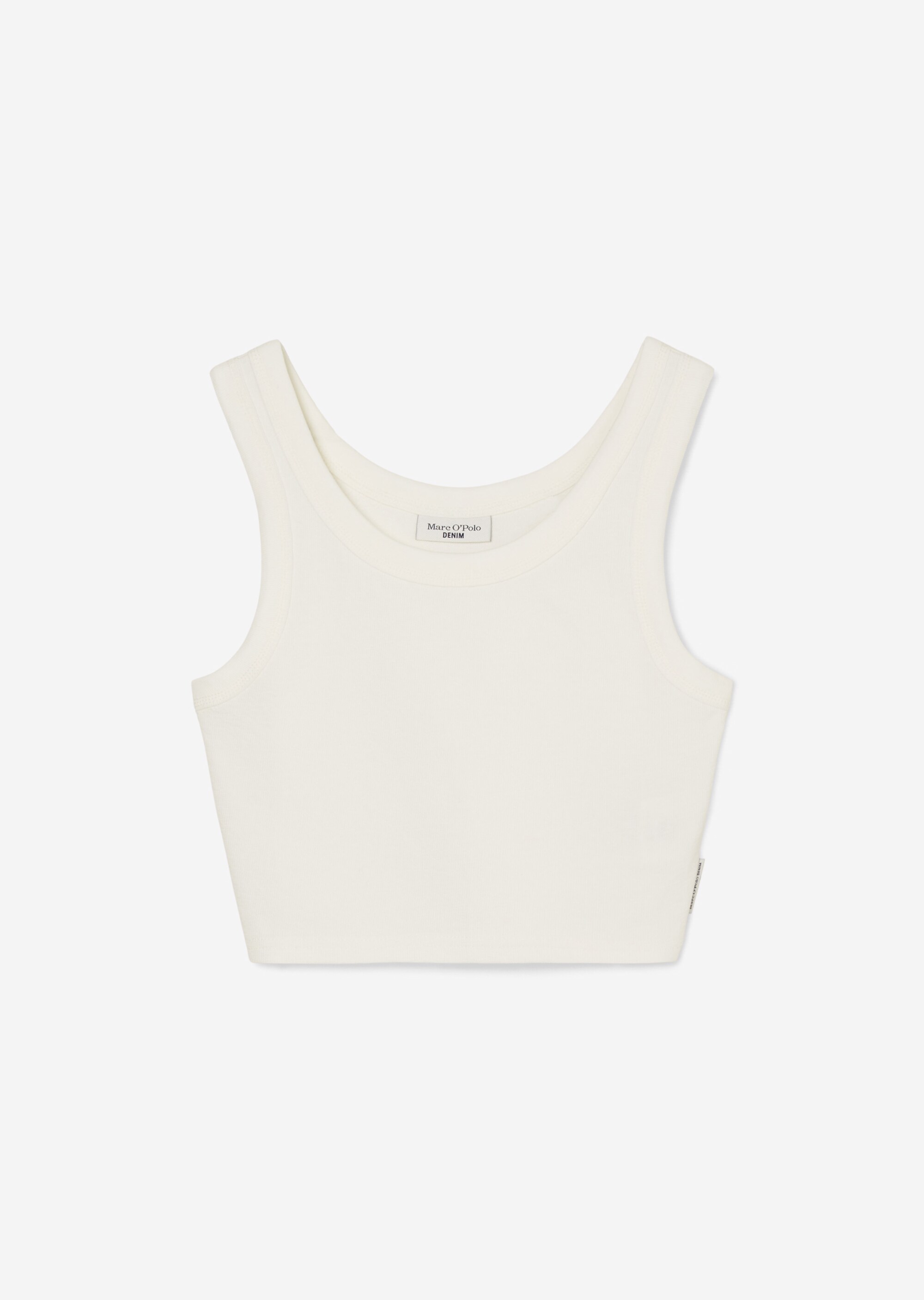 Crop Top slim aus strukturiertem Jersey