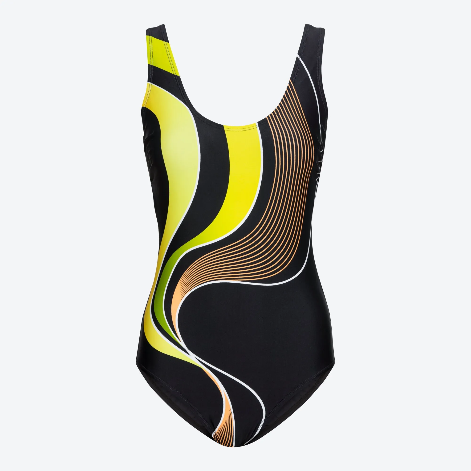 Damen-Badeanzug mit trendigem Farbdesign