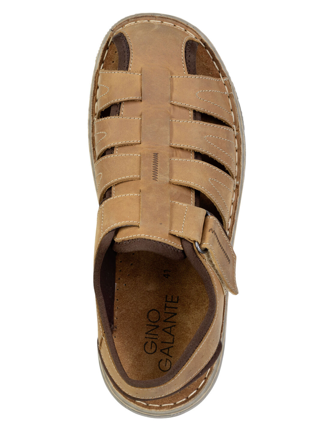 GINO GALANTE, klassische Herren-Sandalen, aus Leder
