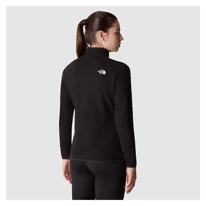 Polaire Femme The North Face 100 Glacier 1/4 Zip Noir