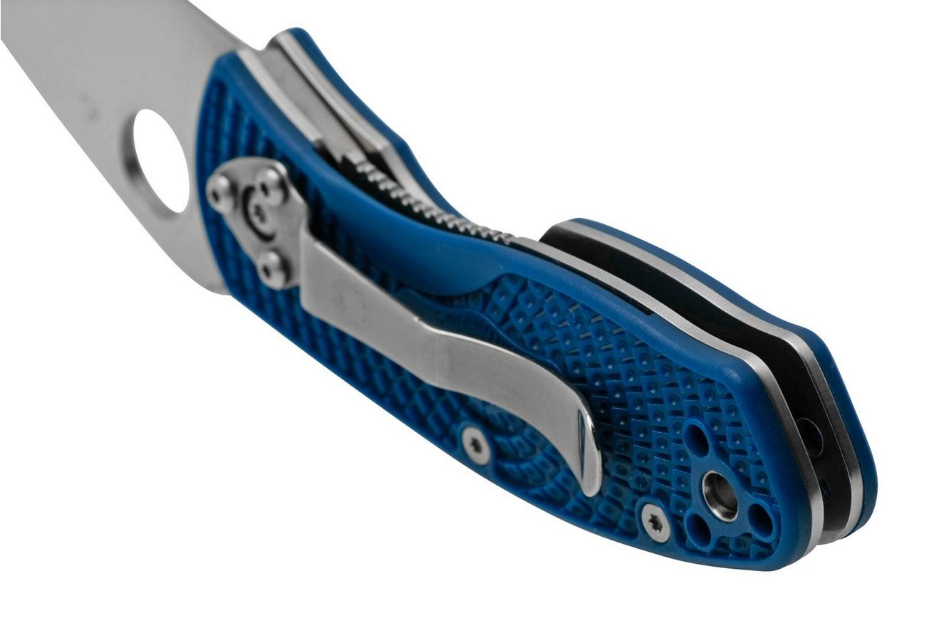 Spyderco Ambitious Lightweight C148PBL, CPM S35VN, blauw, zakmes