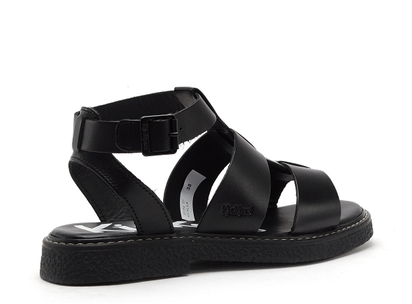 Kickers nu pieds plats femme kicklila  961070 50 noir