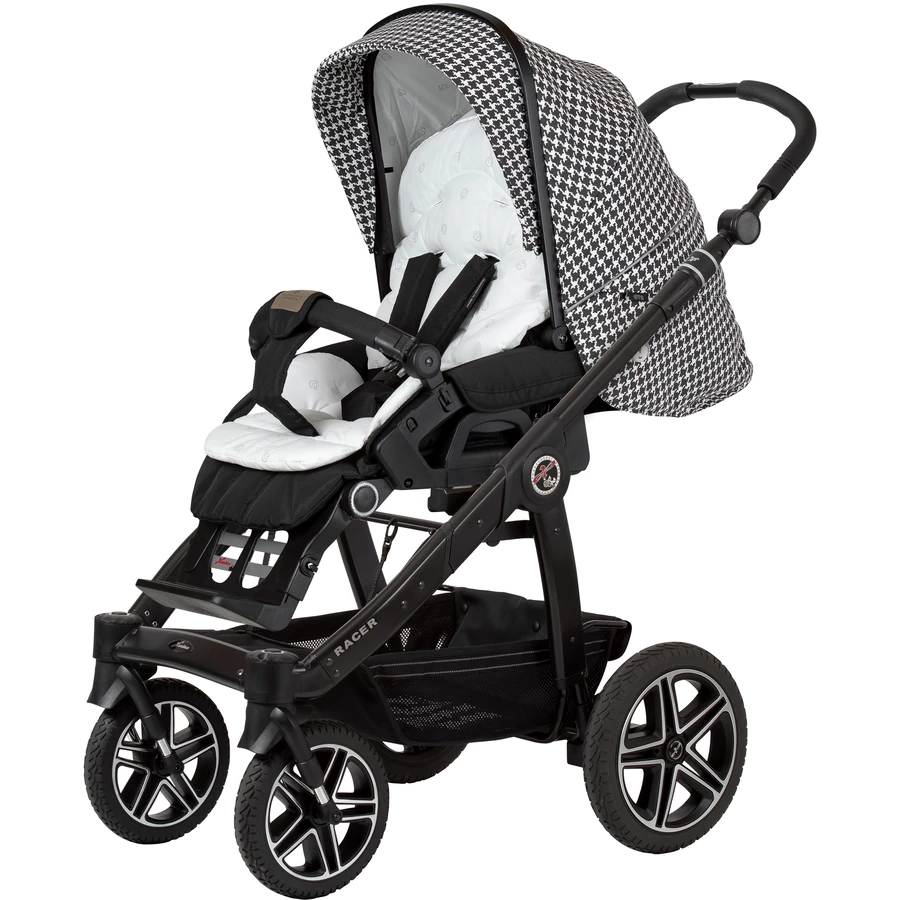 Hartan Kinderwagen Racer GTS mit Handbremse Bellybutton elegance (921) Gestellfarbe schwarz