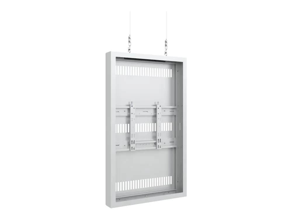 Multibrackets M Pro Series - Indelukke - for digitalt skiltepanel - ledning, small - stål - hvid - skærmstørrelse: 43