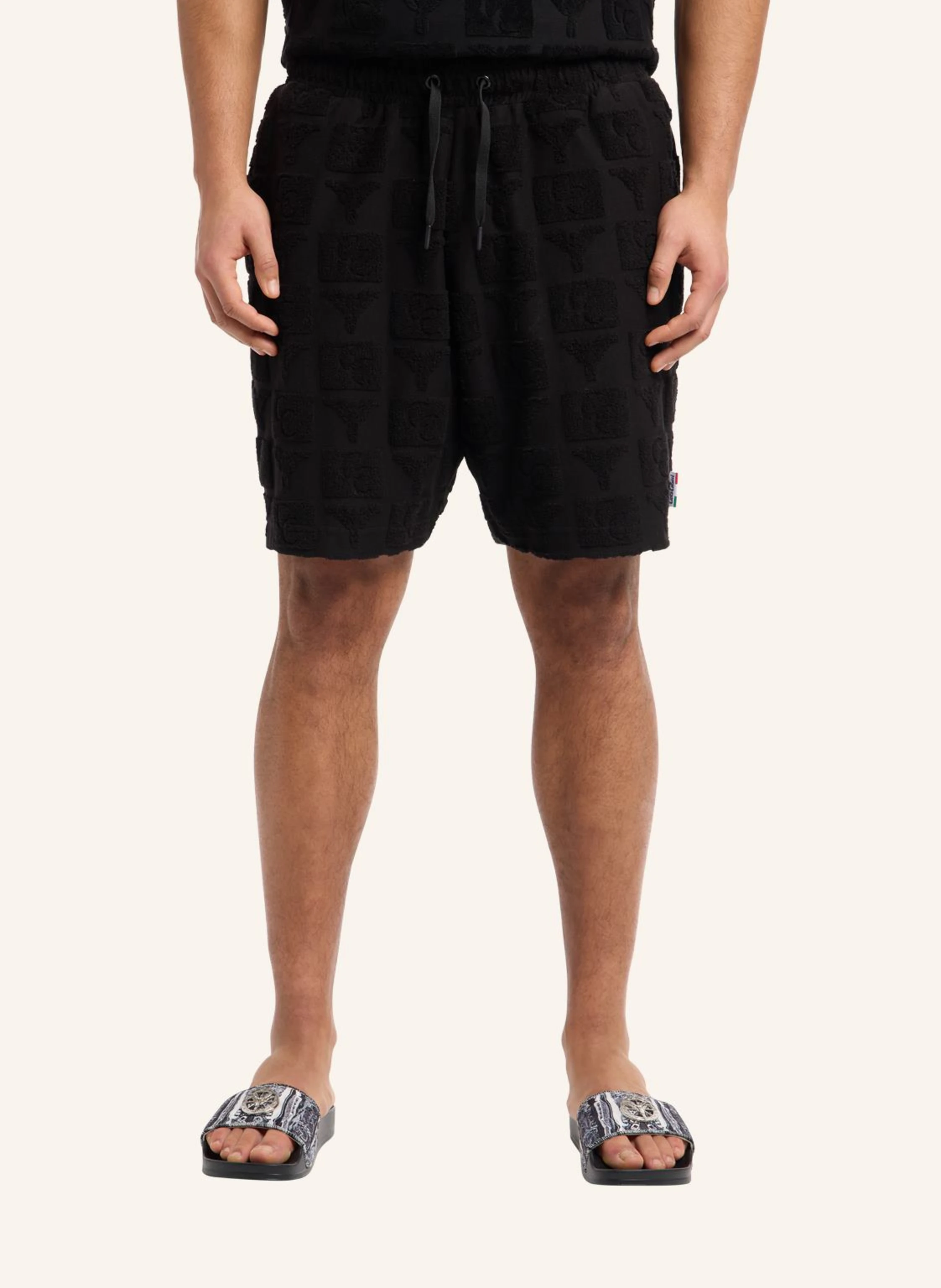 CARLO COLUCCI Oversize Short mit Frotteeinsätzen EGARTER