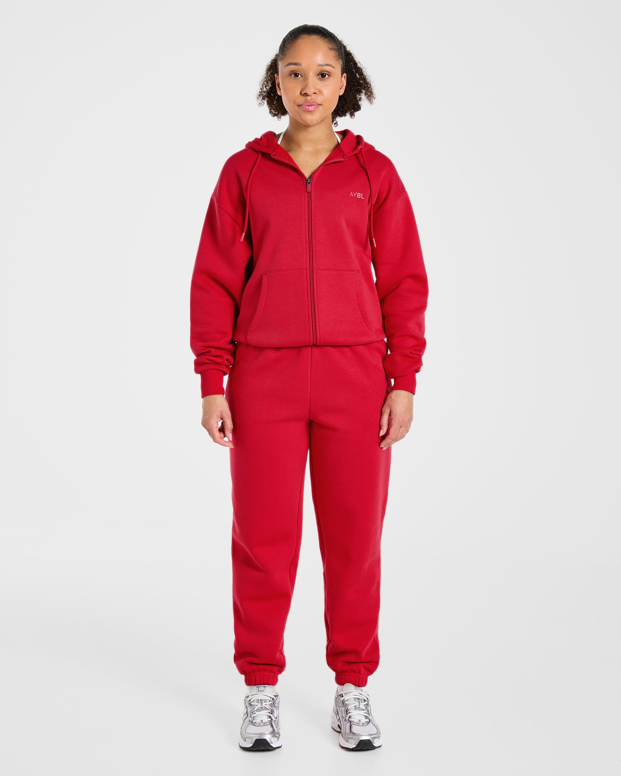 Lifestyle Oversized Zip Up Hoodie