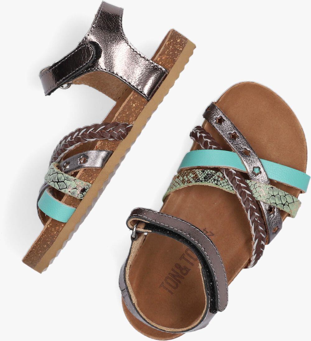 TON & TON zilveren ton & ton sandalen pl_omo08