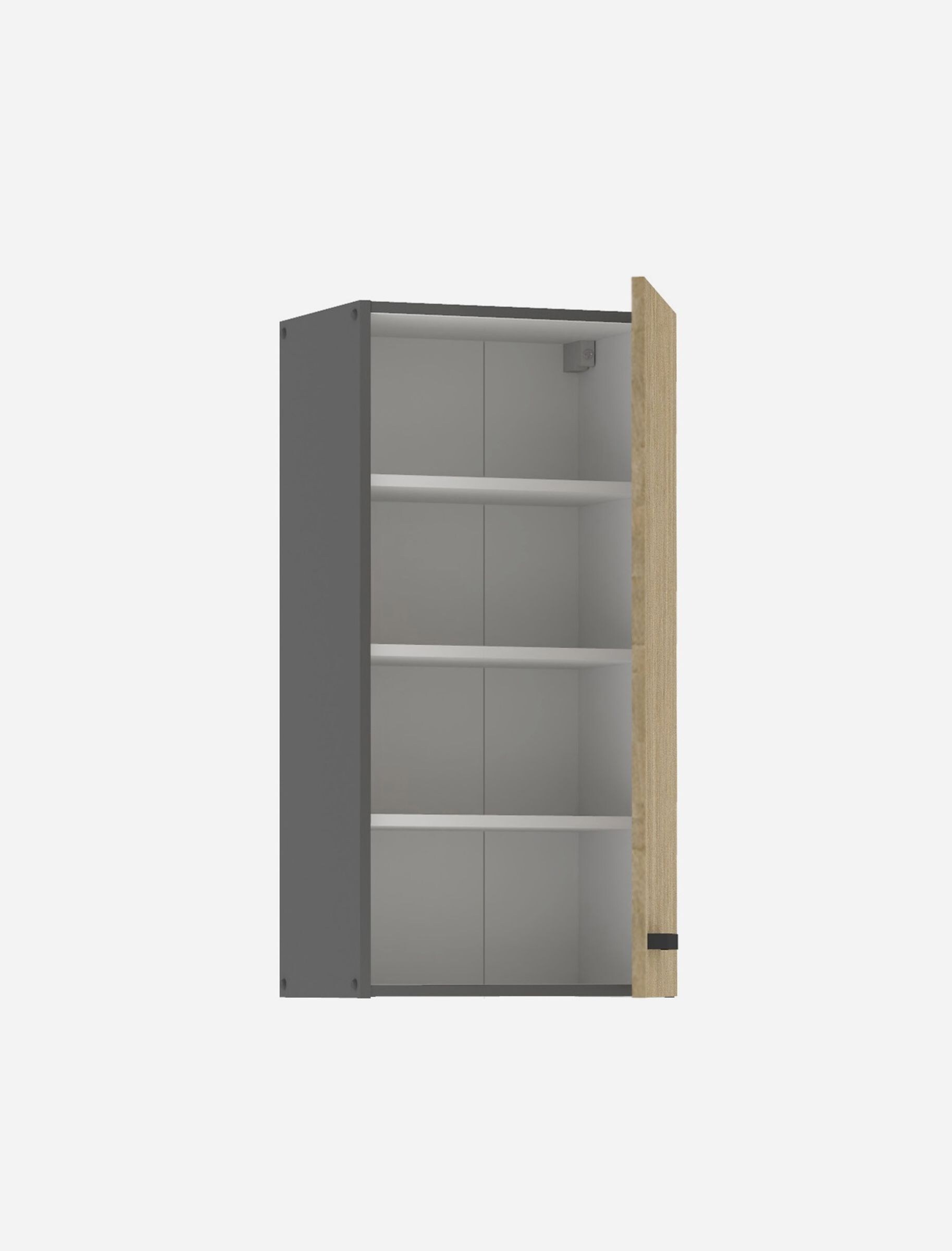 Küche SCANDI Hängeschrank 45 cm Fischgrät Küchenzeile Küchenblock Einbauküche