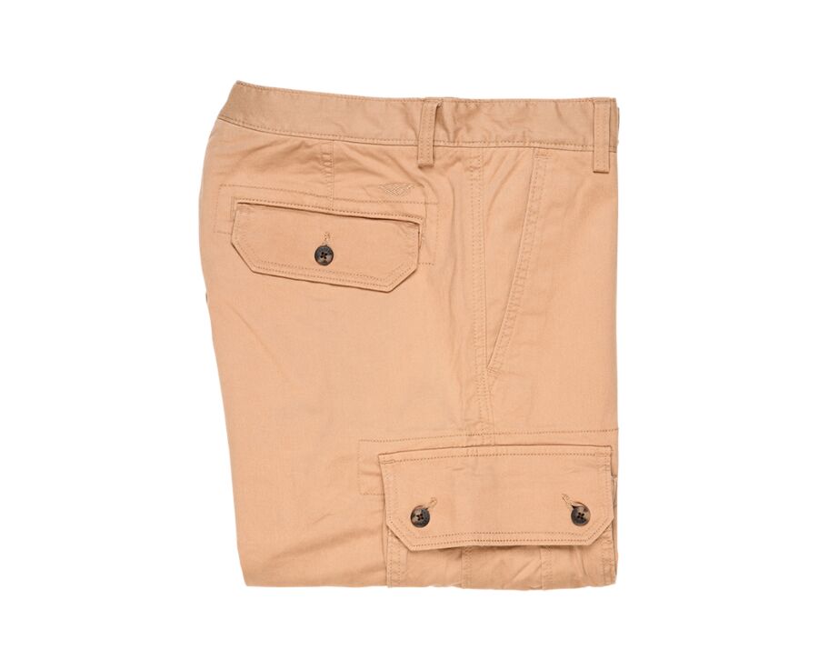 Bermuda cargo homme Camel - CORBEN