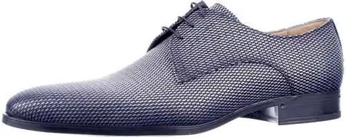 3820241 Giorgio blauw combi - maat 48 veterschoen blauw combi - maat 48 Calandschoen
