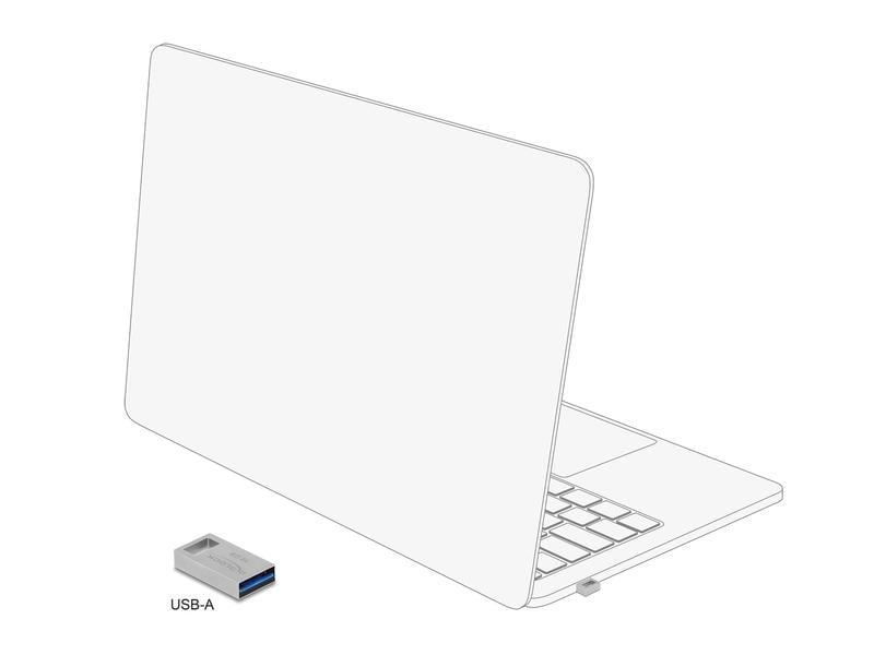 Delock USB-Stick 3.2 Gen 1 16 GB Delock USB 3.2 Gen 1 Speicherstick 16 GB – Metallgehäuse