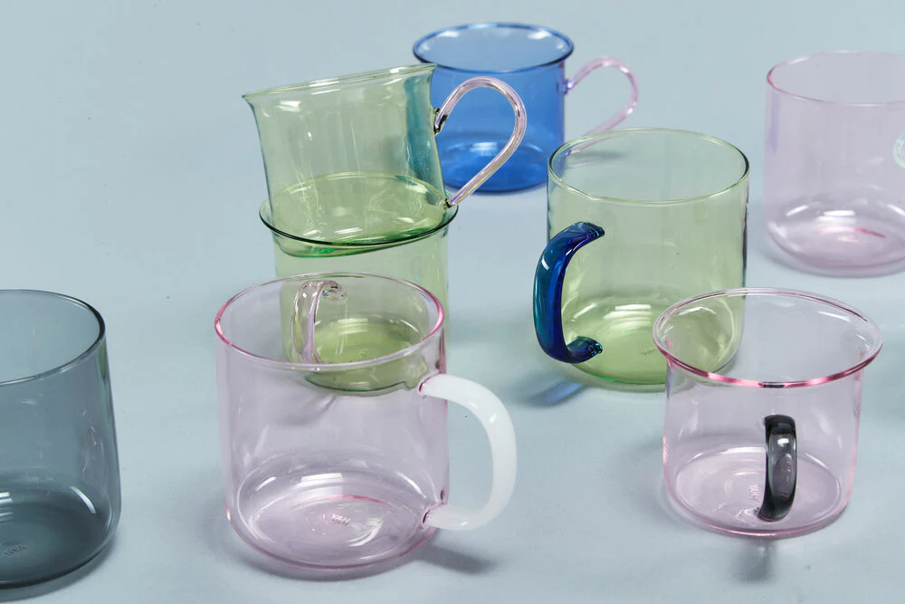 HAY  Borosilicate kop, pink - sæt af to