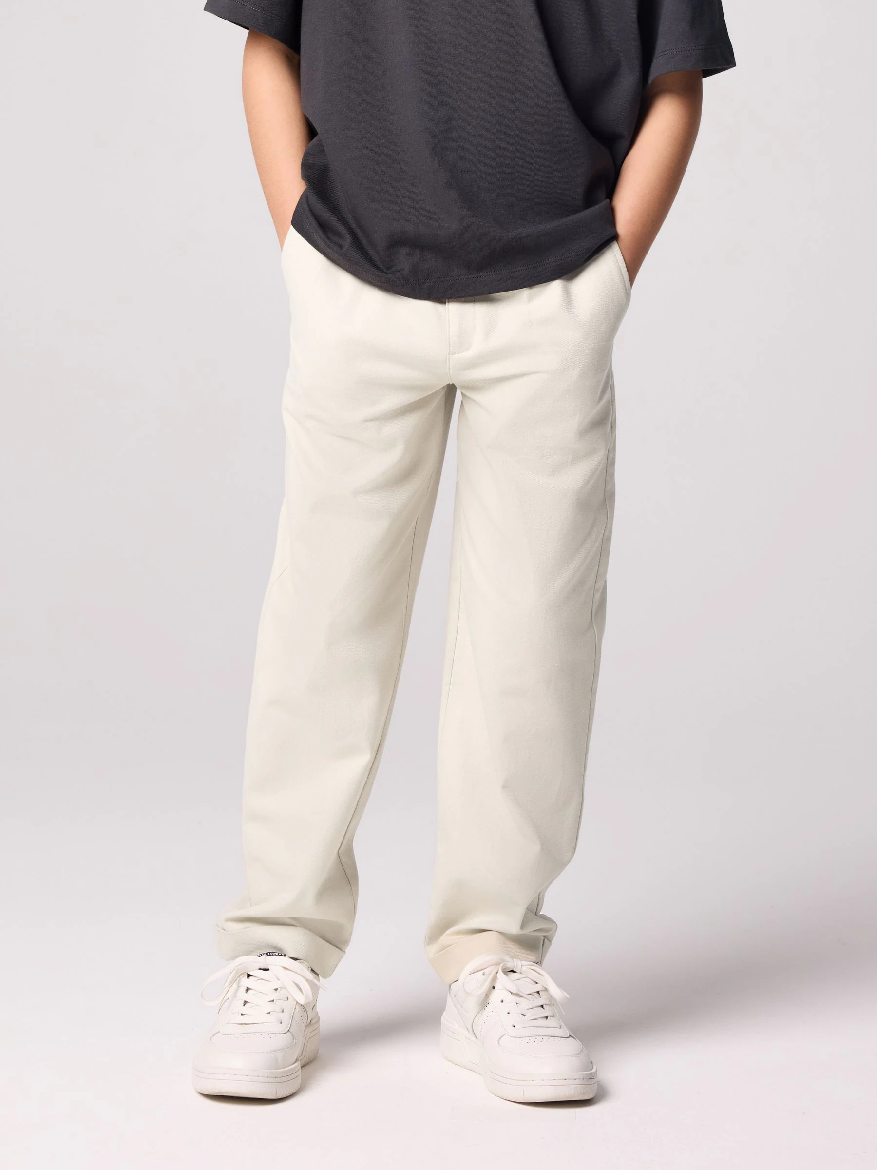 smALLSAINTS Boys Relaxed Fit Sainte Suit 100% Cotton Trousers