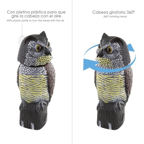 Coruja espanta-pássaros, várias cores