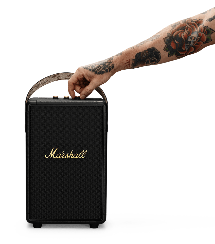 Marshall - Tufton Højtaler Black & Brass