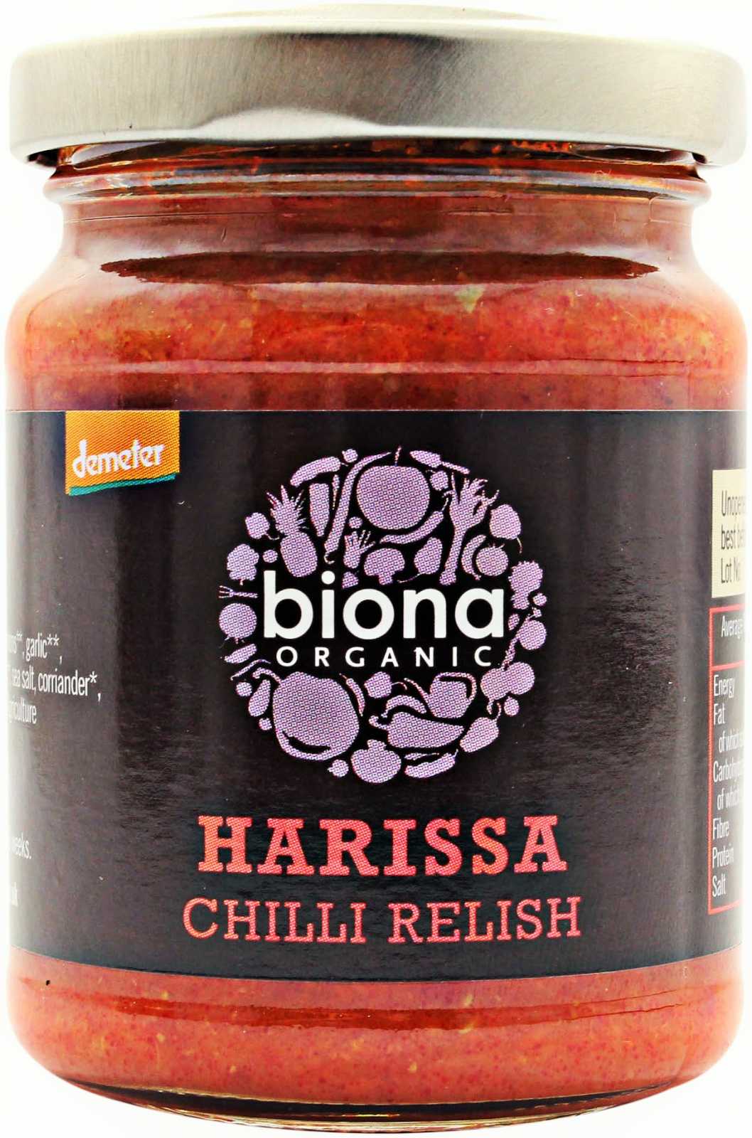 Biona Organic Harissa Salsa do Chile 125g