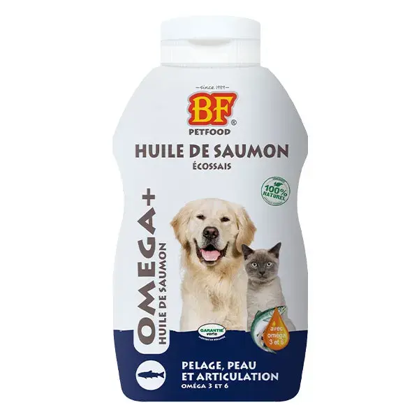Óleo de Salmão BF Petfood para Cães e Gatos 250ml