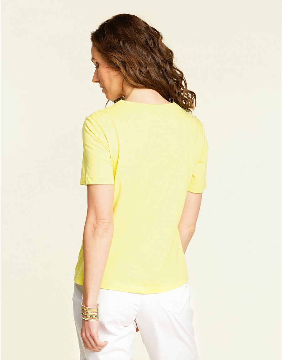 T-shirt anis col rond