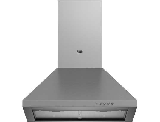 BEKO - Hotte decorative murale CWB6441XNH, 60 cm, 400 m3/h, 3 vitesses