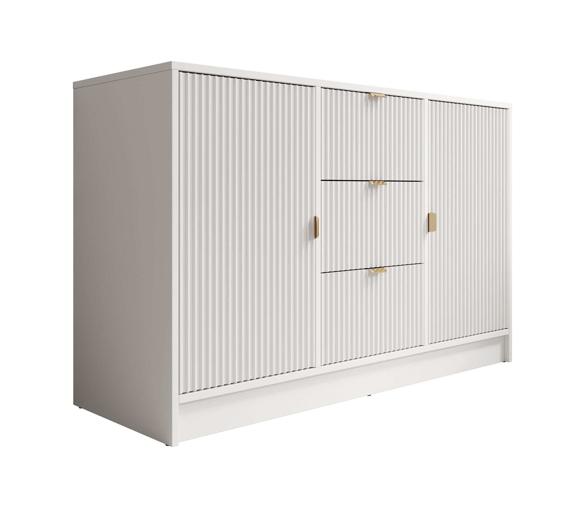 Meubella - Dressoir Tavares - Wit - 118 cm