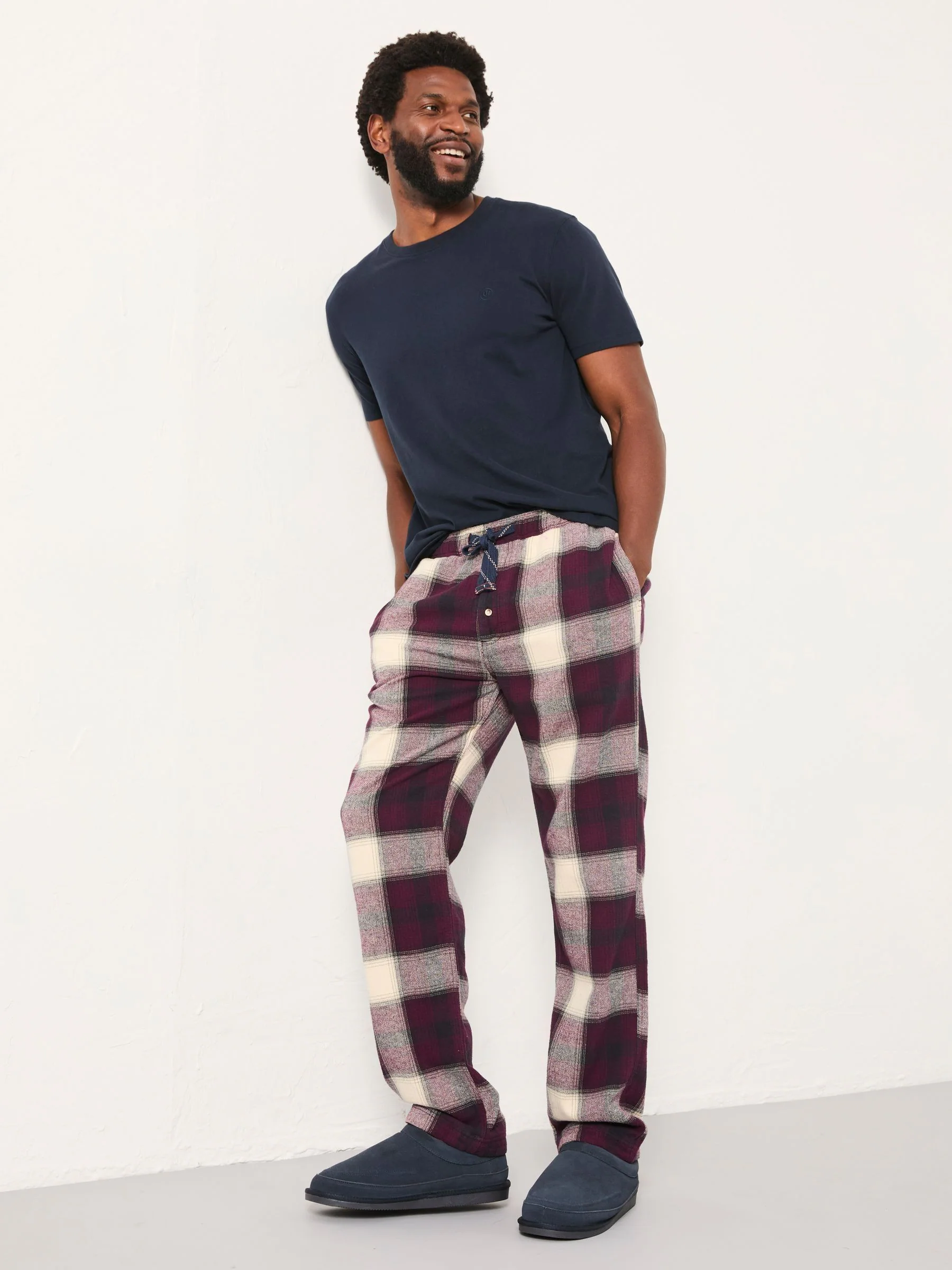 FatFace Check Pyjama Bottoms