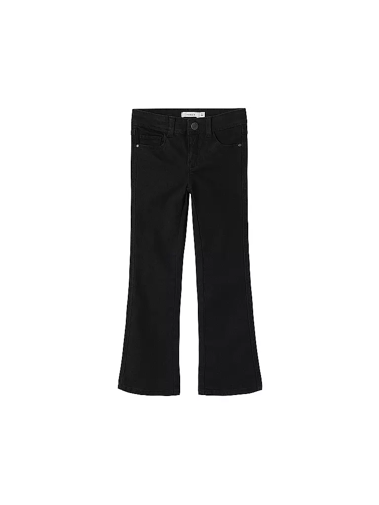 NAME IT Mädchen Jeans Skinny Bootcut Fit NKFPOLLY schwarz
