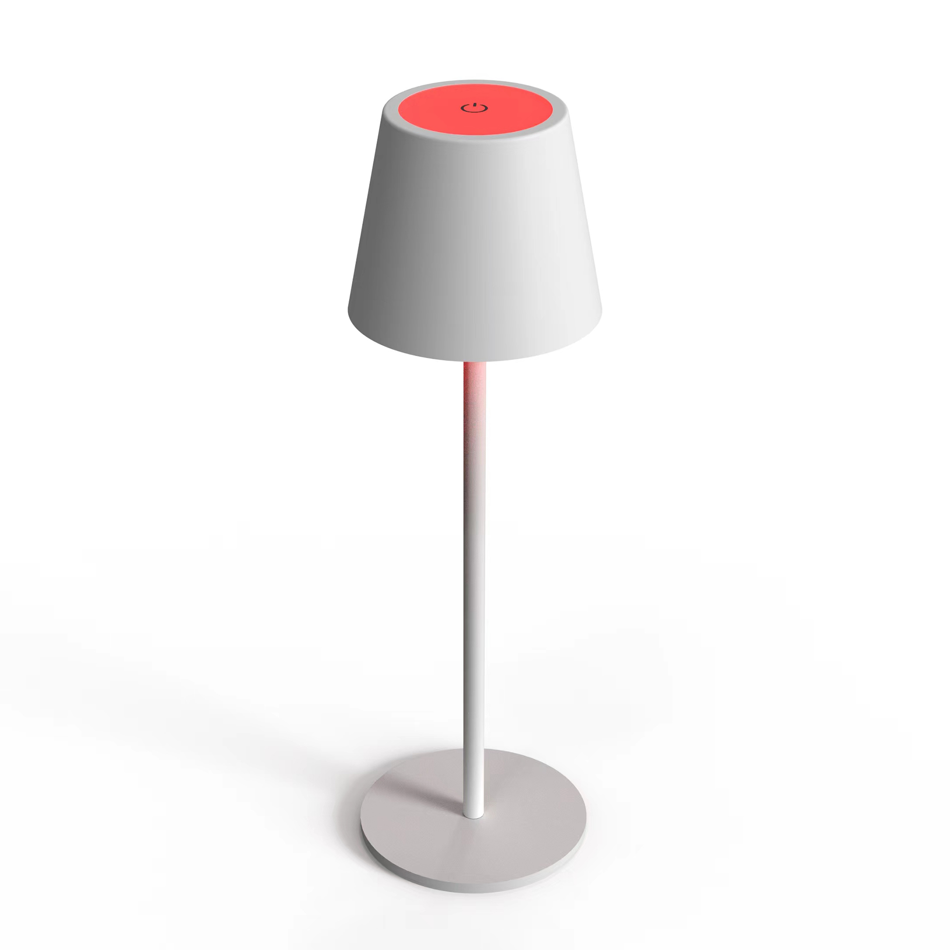 LED-RGB-Tischleuchte - weiß - Touchdimmer