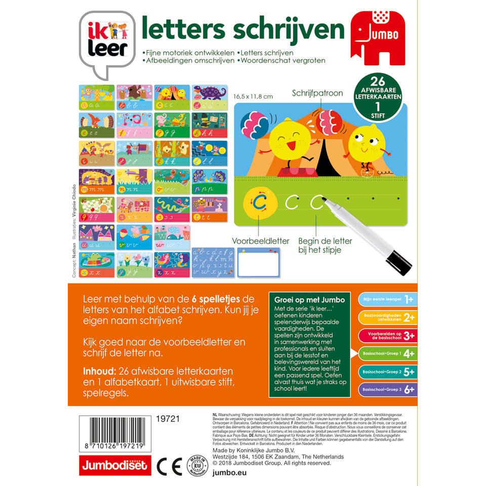 Ik leer letters schrijven