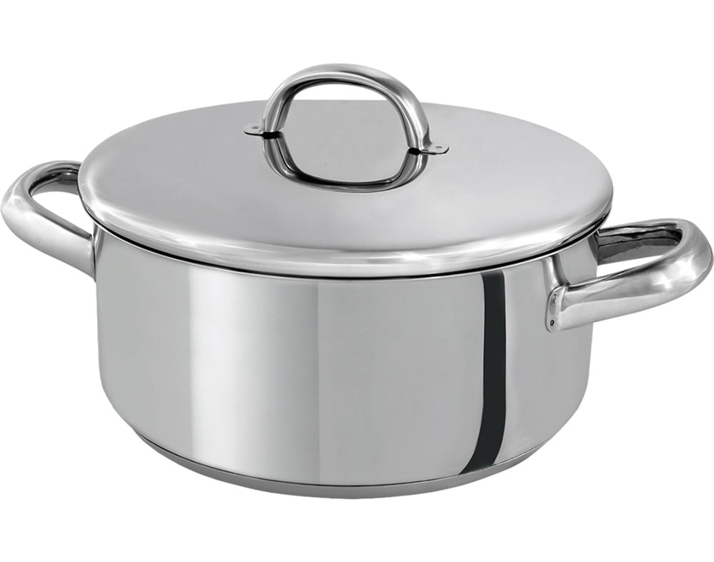 CAÇAROLA DE INDUÇÃO EUROPA SILAMPOS EM INOX 20CM