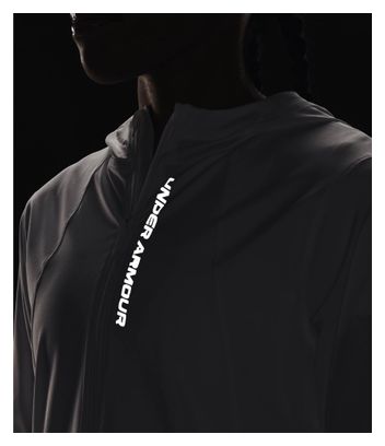 Veste coupe-vent Under Armour OutRun the Storm Blanc Femme