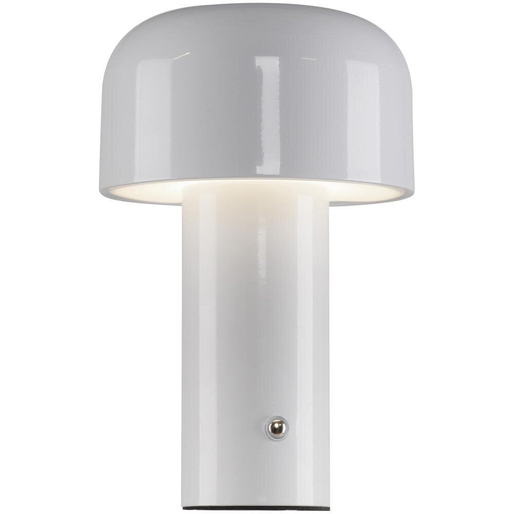 Agnes LED oplaadbare tafellamp in wit, 1W, 45lm