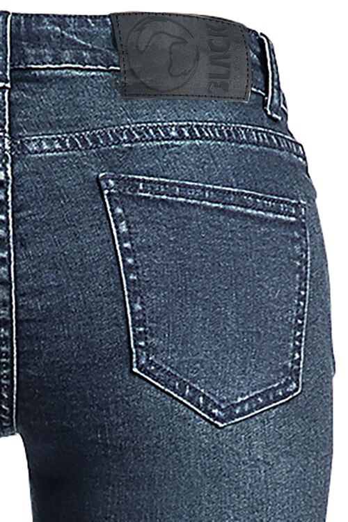 Grace - Jean Bleu Foncé Évasé | Black Premium by EMP Jean