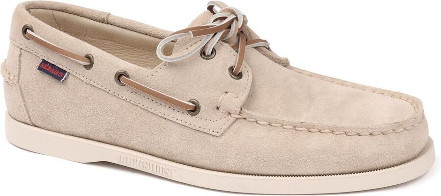 Sebago Authentic Original Boat Shoe Suede Leather Dove Grey Loafers
