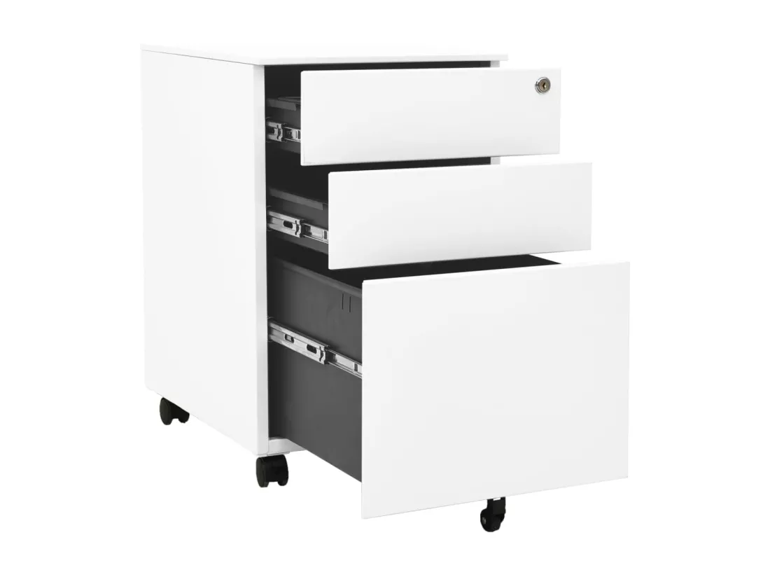 Classeur mobile Blanc 39x45x60 Acier