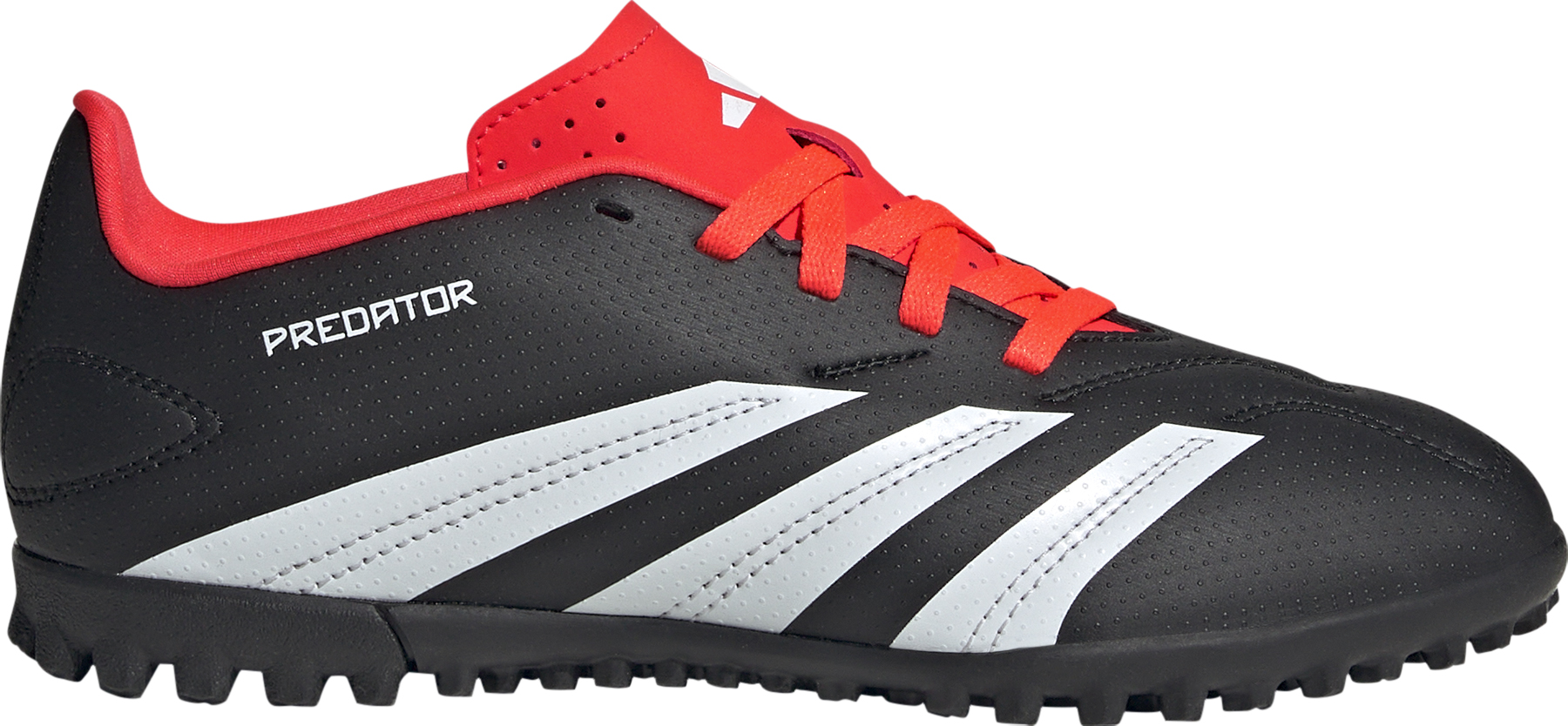 Predator Club TF Junior Core Black/Footwear White/Solar Red