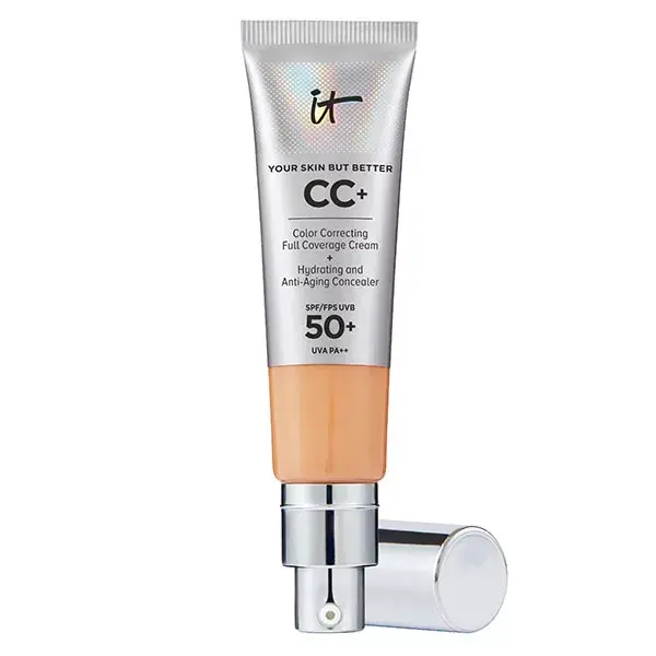 IT Cosmetics Your Skin But Better CC+ Base Corretiva em Creme FPS 50+ Bronzeado Neutro 32ml