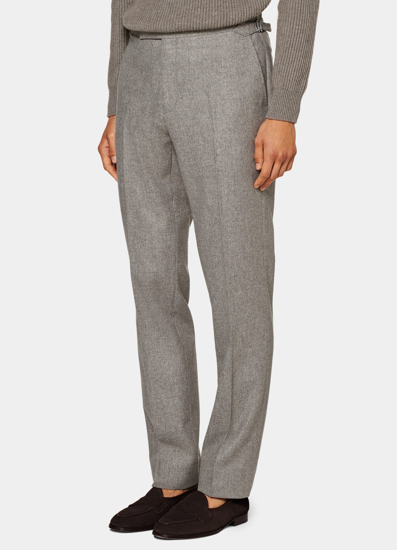 Pantalon Straight Leg taupe