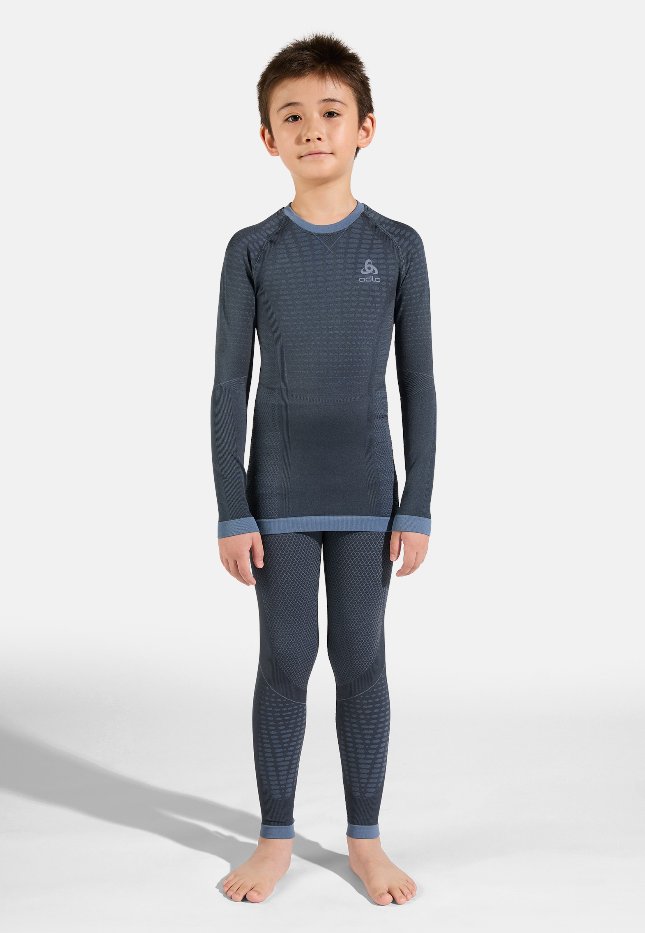 Evolution Warm Base Layer Langarmshirt in india ink - folkstone gray