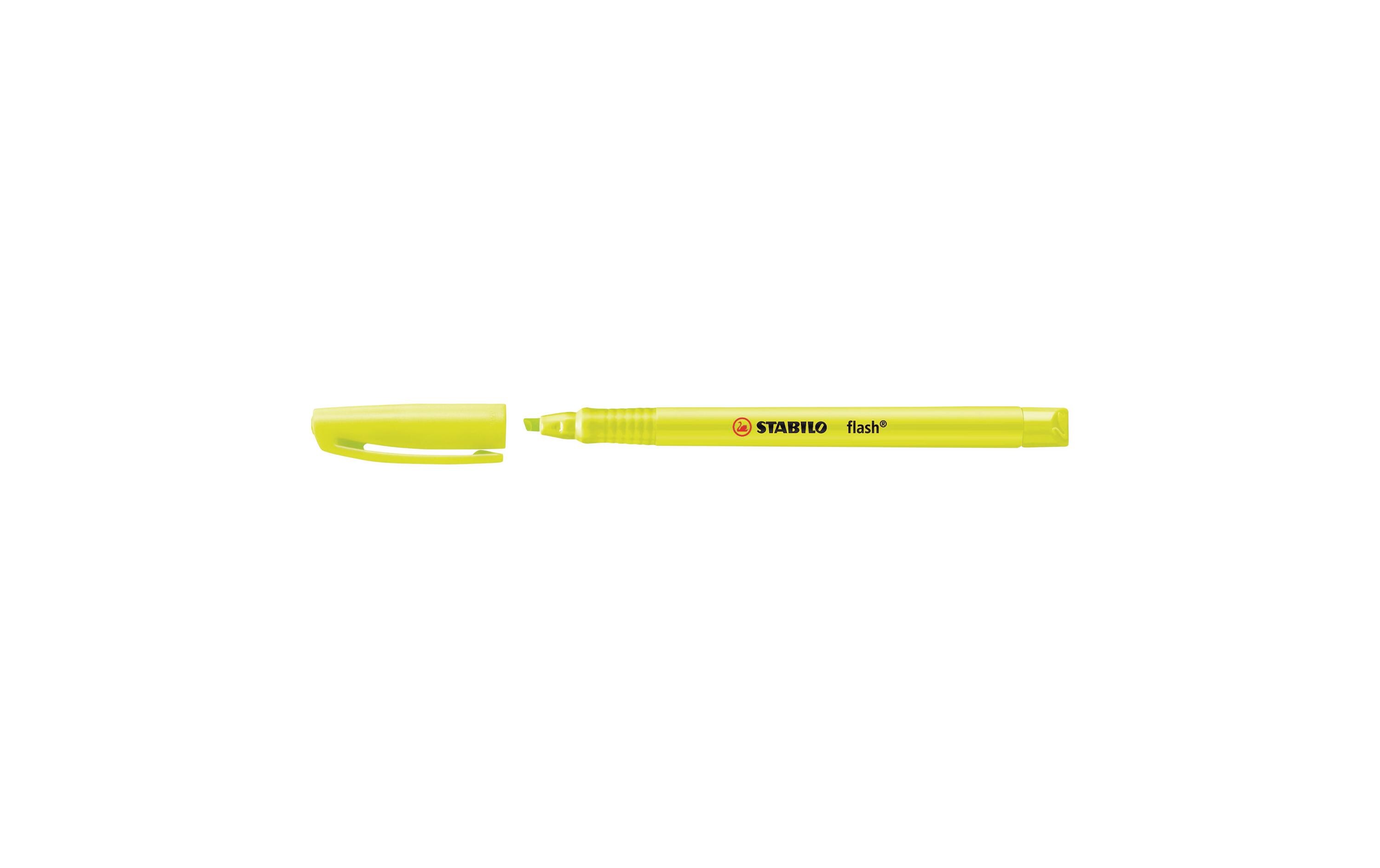 Textmarker Flash GelbTextmarker mit Clip