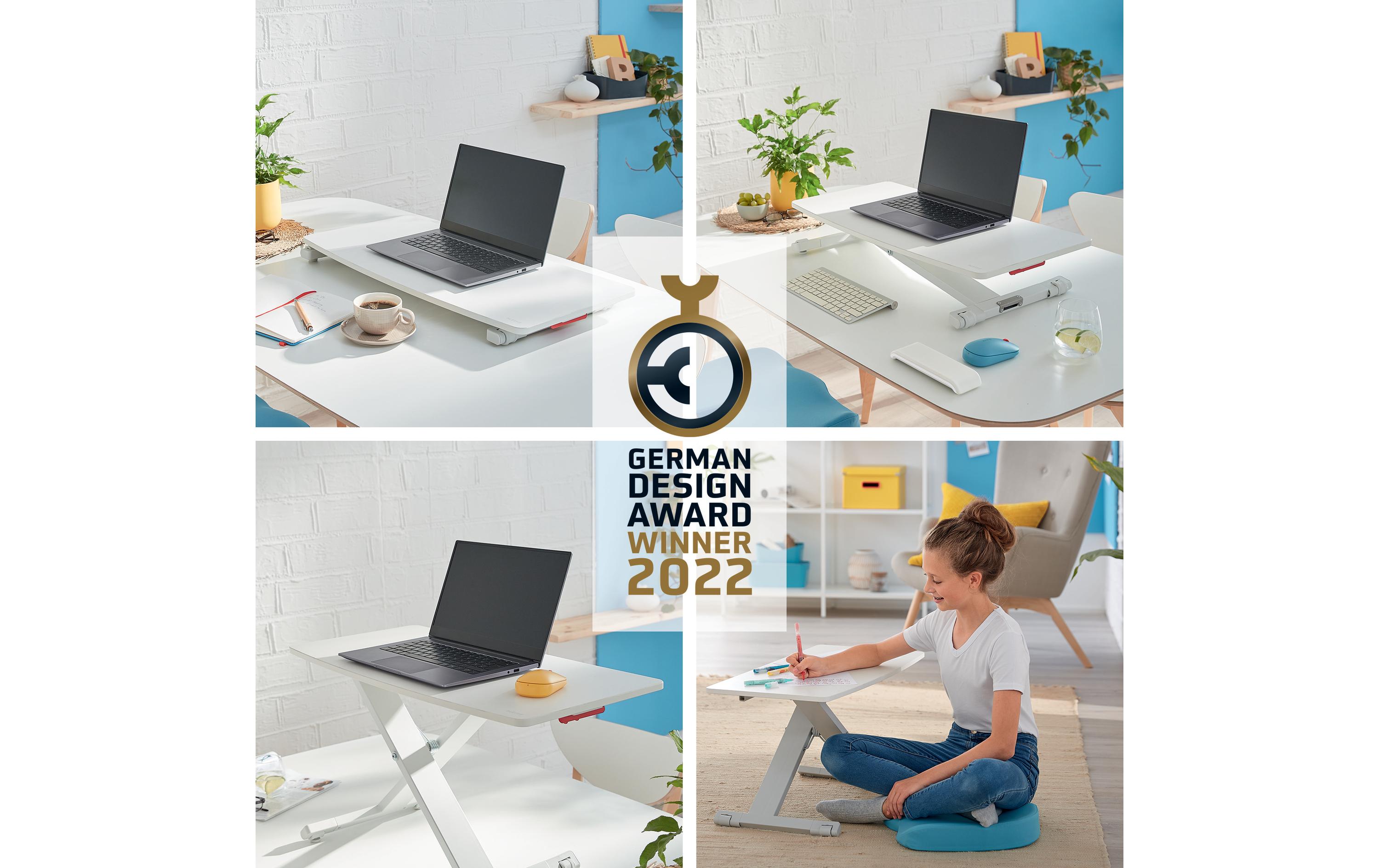 Ergo Cosy Höhenverstellbarer Schreibtischaufsatz<br>Leitz Ergo Cosy Höhenverstellbarer Sitz-/Steh-Schreibtischaufsatz