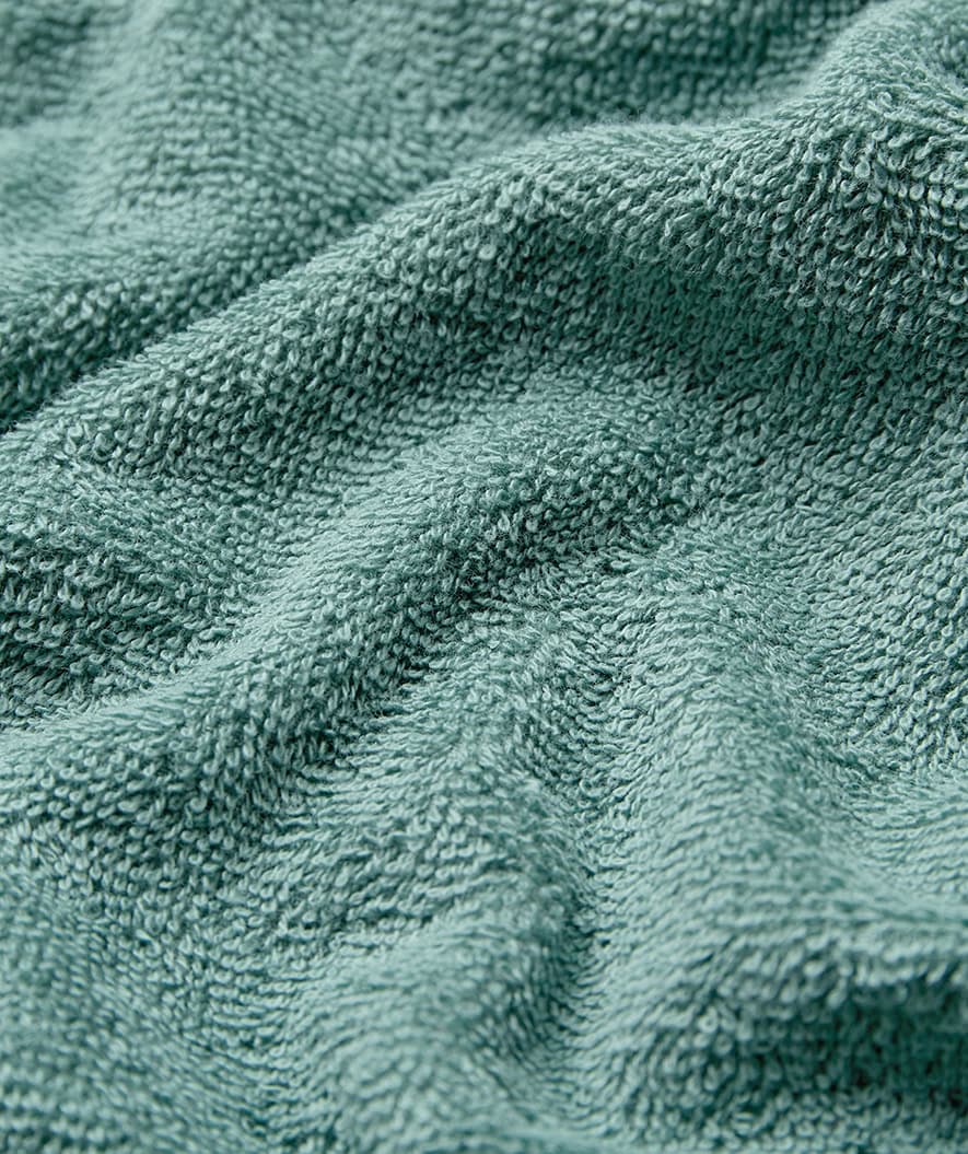 Watery badeponcho til junior - Bomuld - Forrest Green
