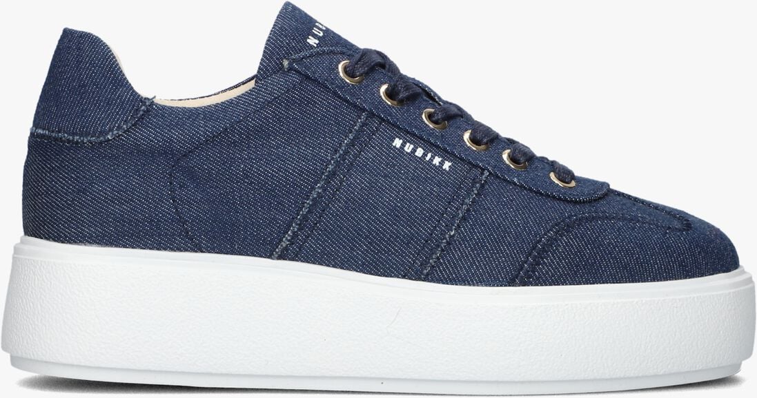 NUBIKK blauwe nubikk lage sneakers elise wing