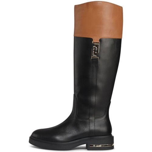 Liu Jo - Botas altas de piel Negro