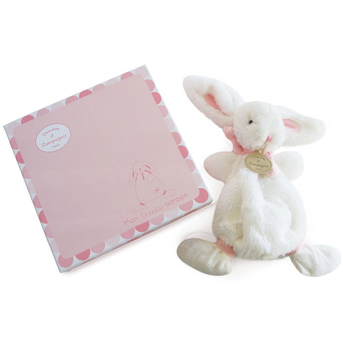 Lapin Bonbon - Doudou rose