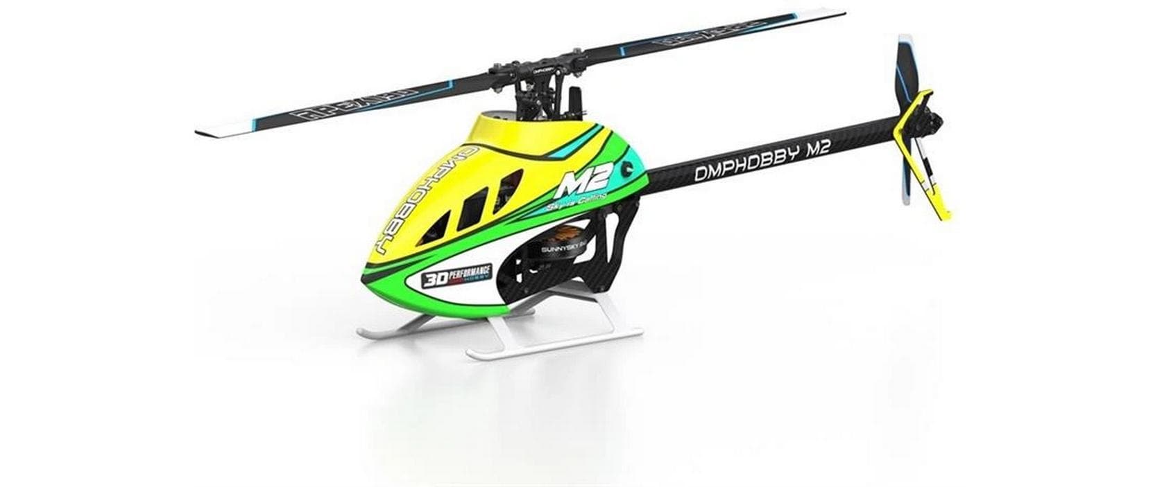 Helikopter 3D Heli M2 V3 Pro Viper Yellow<br>3D Flybarless Mini-RC Helikopter mit OFS3 Stabilisierung und Bluetooth